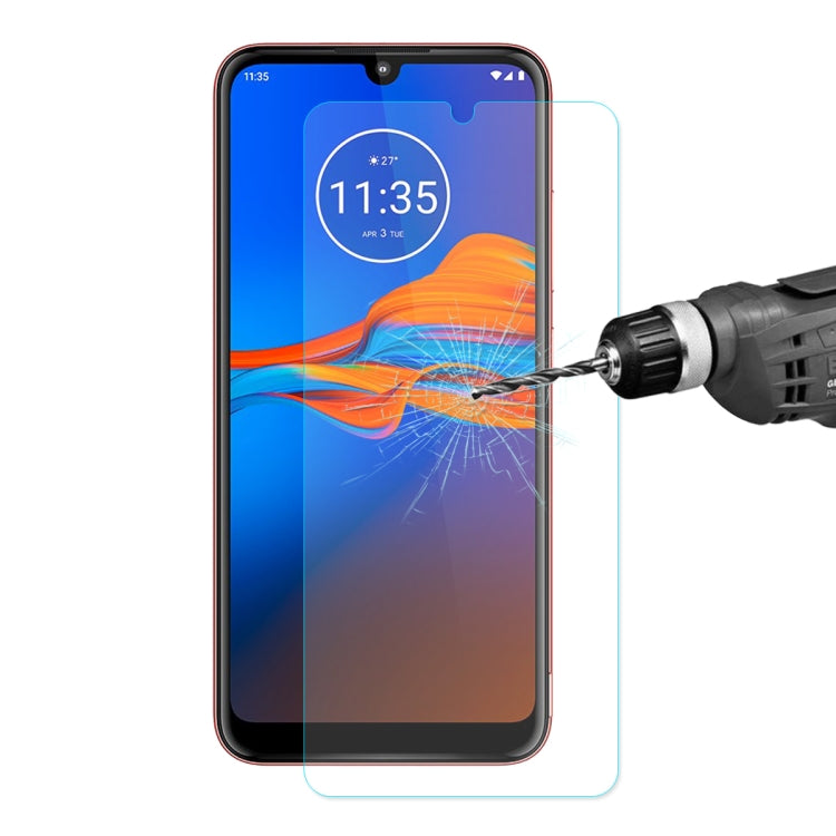 For Motorola Moto E6 Plus ENKAY Hat-prince 0.26mm 9H 2.5D Curved Edge Tempered Glass Film