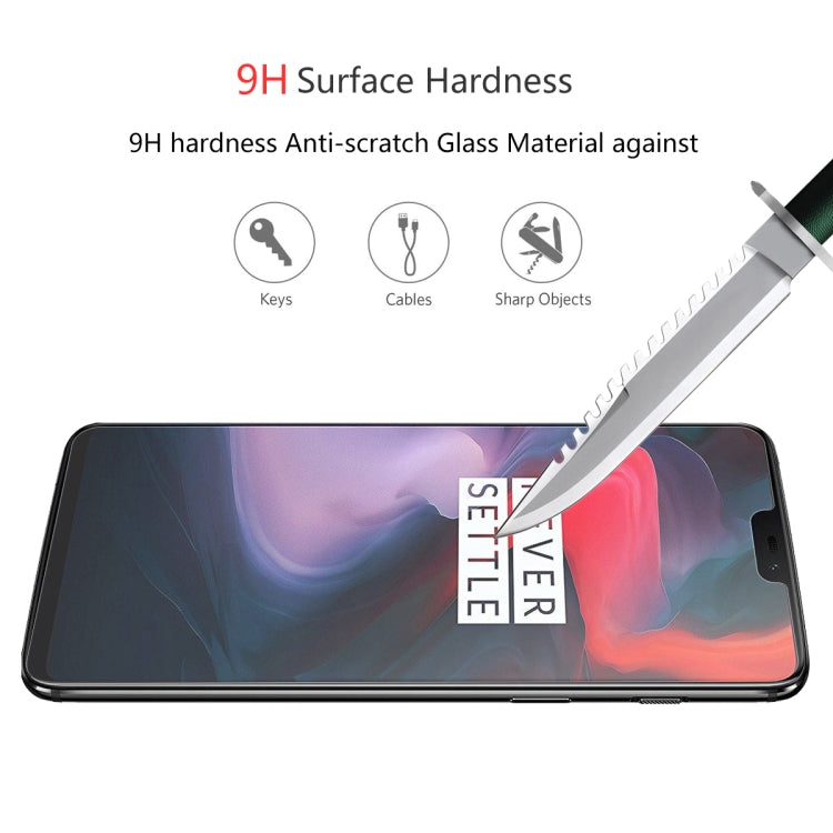 For Motorola Moto E6 Plus ENKAY Hat-prince 0.26mm 9H 2.5D Curved Edge Tempered Glass Film