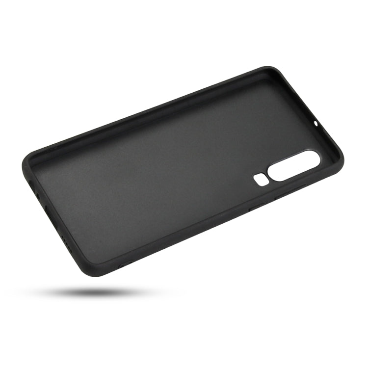 For Huawei P30 Litchi PU Leather Anti-falling TPU Protective Case