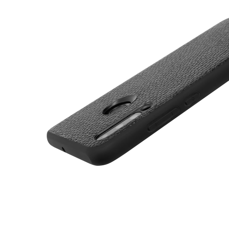 For Huawei P30 Lite Lychee Grain Cortex Anti-falling TPU Mobile Phone Shell Protective Case