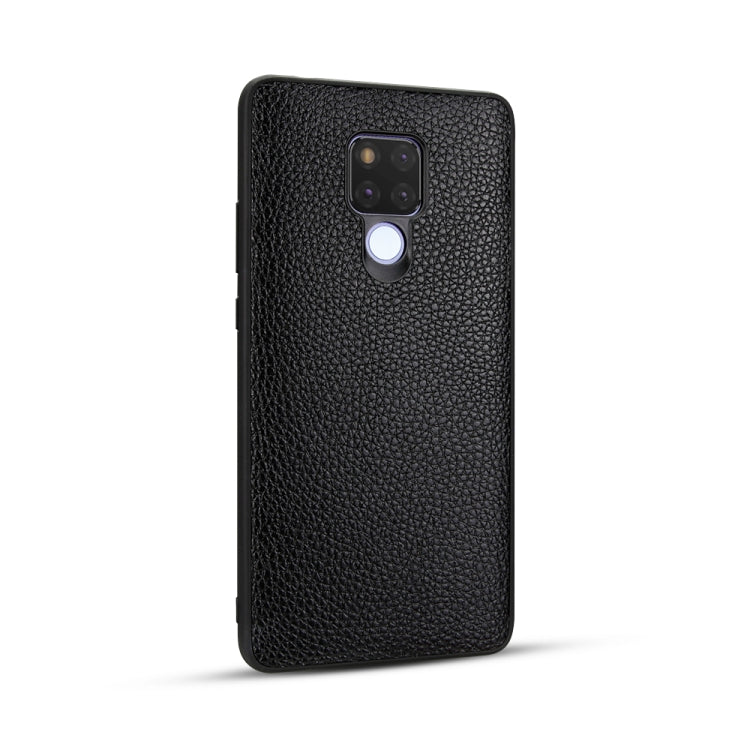 For Huawei Mate 20X Lychee Grain Cortex Anti-falling TPU Mobile Phone Shell Protective Case