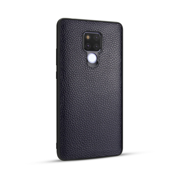 For Huawei Mate 20X Lychee Grain Cortex Anti-falling TPU Mobile Phone Shell Protective Case
