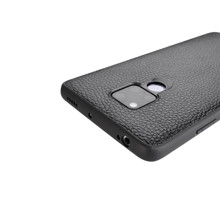 For Huawei Mate 20X Lychee Grain Cortex Anti-falling TPU Mobile Phone Shell Protective Case