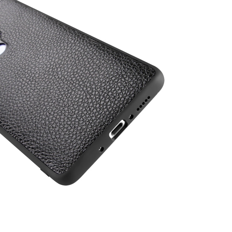 For Huawei Mate 20X Lychee Grain Cortex Anti-falling TPU Mobile Phone Shell Protective Case