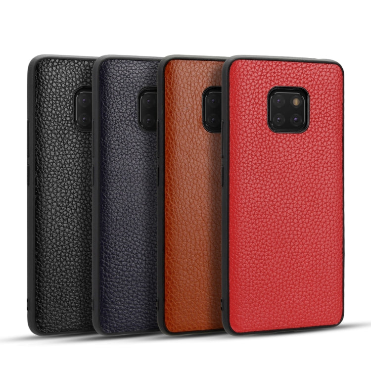 For Huawei Mate20 Pro Lychee Grain Cortex Anti-falling TPU Mobile Phone Shell Protective Case
