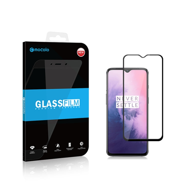 For Oneplus 7T mocolo 0.33mm 9H 2.5D Full Glue Tempered Glass Film