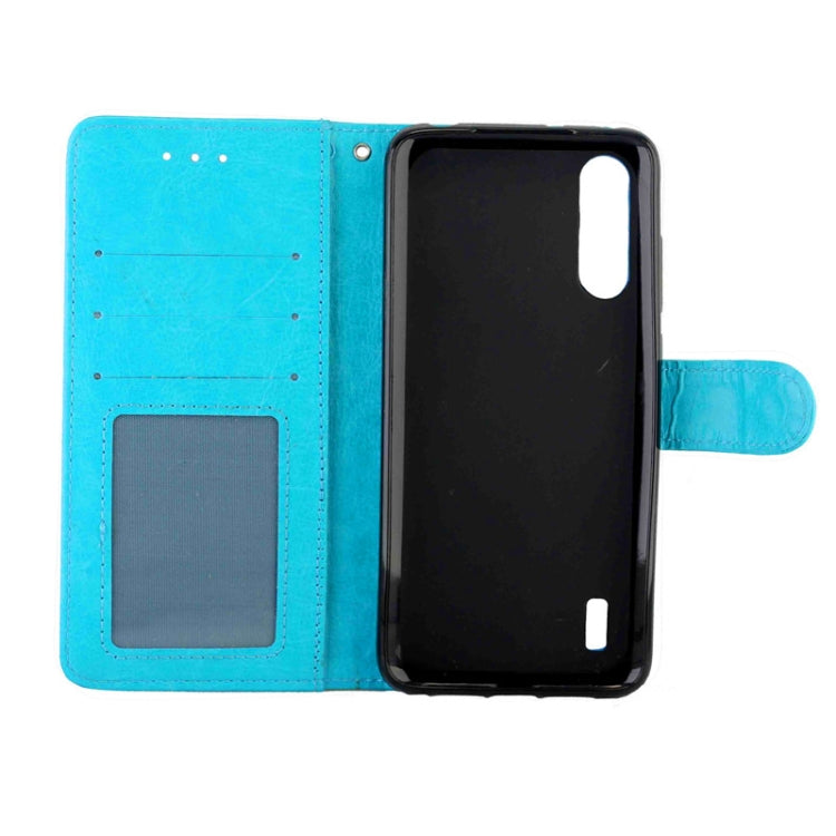 For Xiaomi MI CC9 Crazy Horse Texture Horizontal Flip Leather Case with Holder & Card Slots & Wallet & Photo Frame