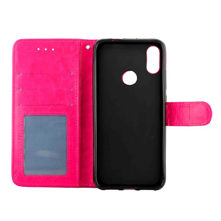 For Xiaomi Redmi Note7 Crazy Horse Texture Horizontal Flip Leather Case with Holder & Card Slots & Wallet & Photo Frame