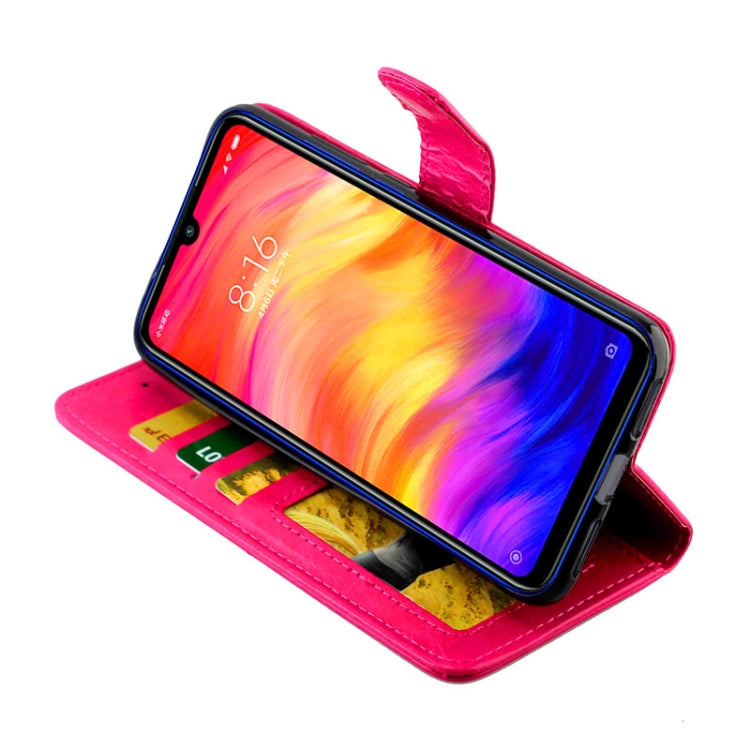 For Xiaomi Redmi Note7 Crazy Horse Texture Horizontal Flip Leather Case with Holder & Card Slots & Wallet & Photo Frame