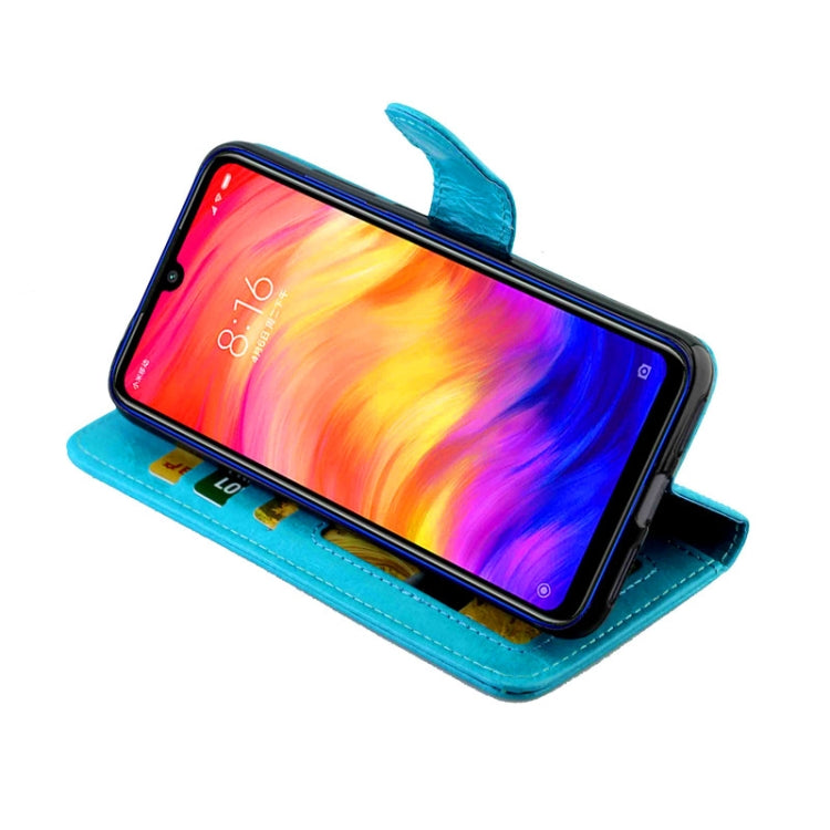 For Xiaomi Redmi Note7 Crazy Horse Texture Horizontal Flip Leather Case with Holder & Card Slots & Wallet & Photo Frame