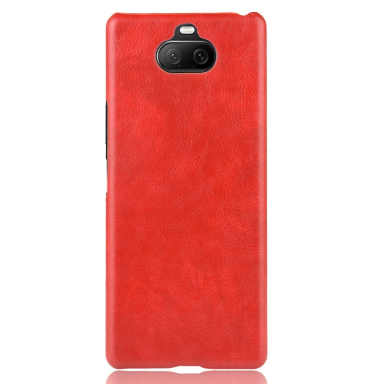 For Sony Xperia 8 Shockproof Litchi Texture PC + PU Case