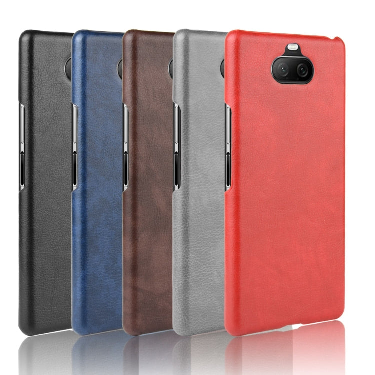 For Sony Xperia 8 Shockproof Litchi Texture PC + PU Case