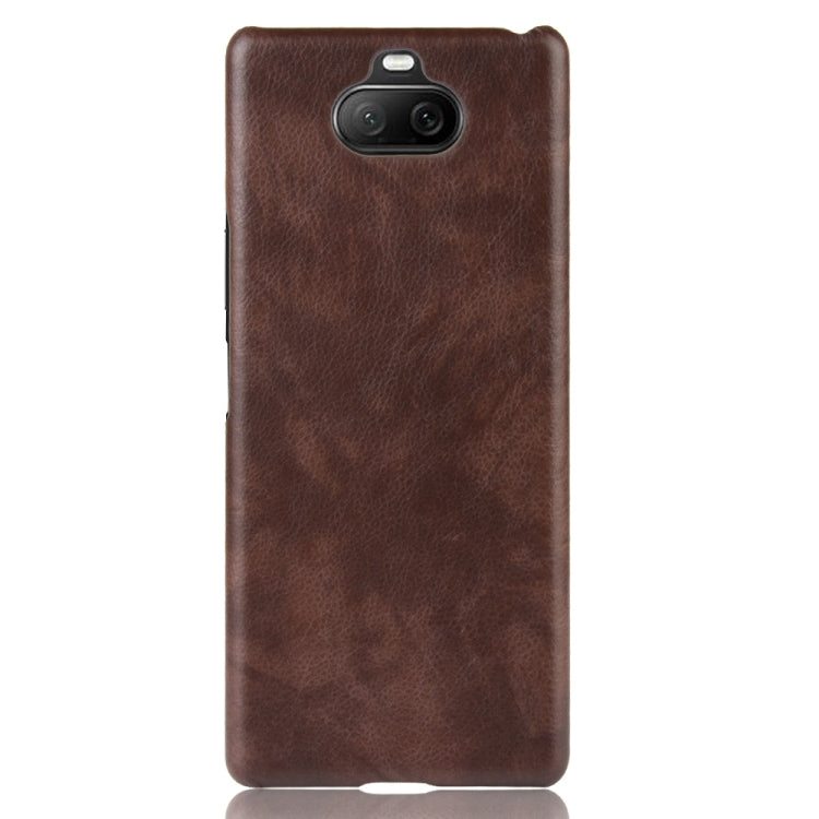 For Sony Xperia 8 Shockproof Litchi Texture PC + PU Case