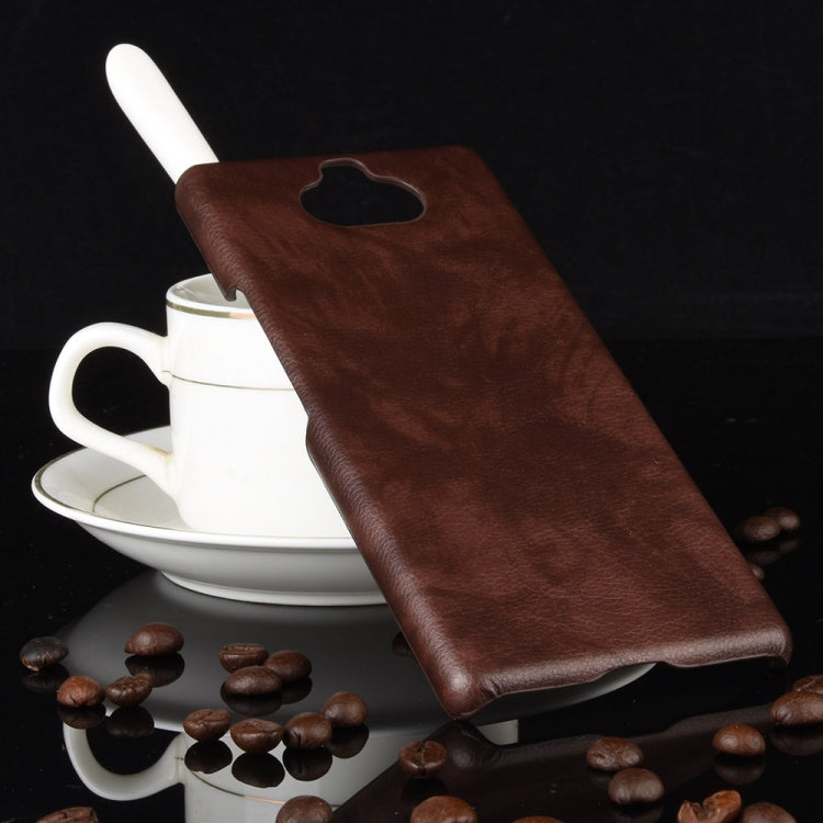 For Sony Xperia 8 Shockproof Litchi Texture PC + PU Case