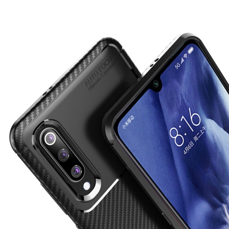 For Xiaomi 9 Pro Carbon Fiber Texture Shockproof TPU Case