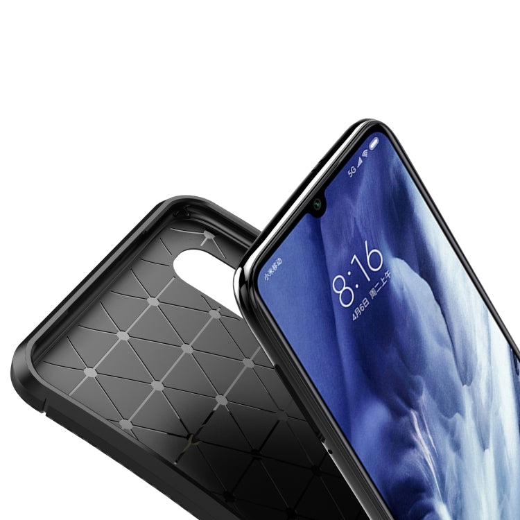 For Xiaomi 9 Pro Carbon Fiber Texture Shockproof TPU Case