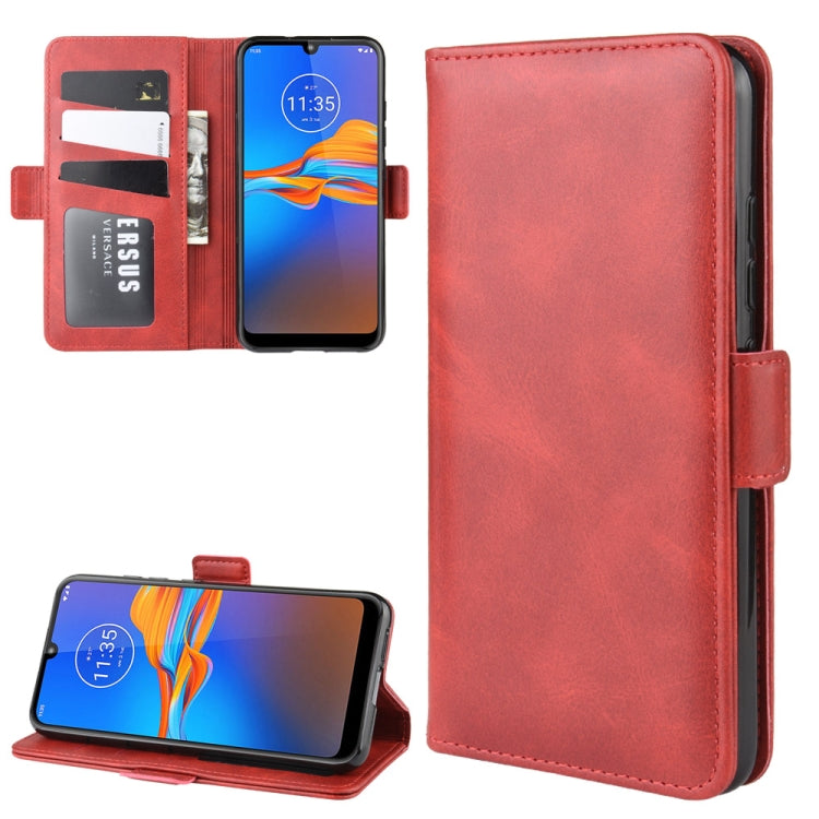 For MOTO E6 Plus Wallet Stand Leather Cell Phone Case with Wallet & Holder & Card Slots