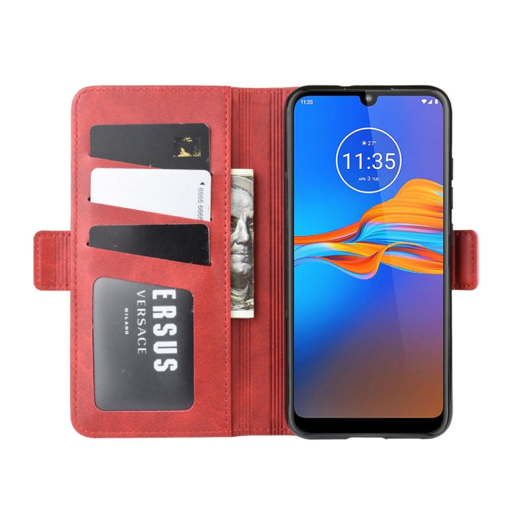 For MOTO E6 Plus Wallet Stand Leather Cell Phone Case with Wallet & Holder & Card Slots