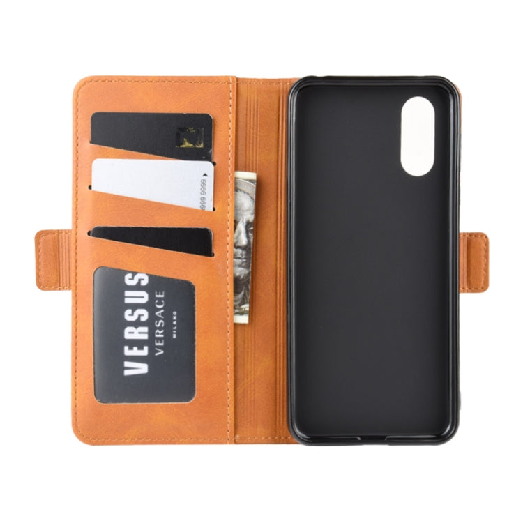 For Sharp Aquos Sense 3 Plus Wallet Stand Leather Cell Phone Case with Wallet & Holder & Card Slots