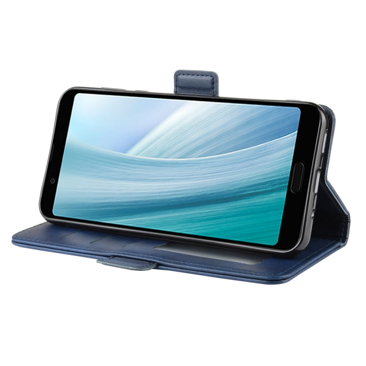 For Sharp Aquos Sense 3 Plus Wallet Stand Leather Cell Phone Case with Wallet & Holder & Card Slots