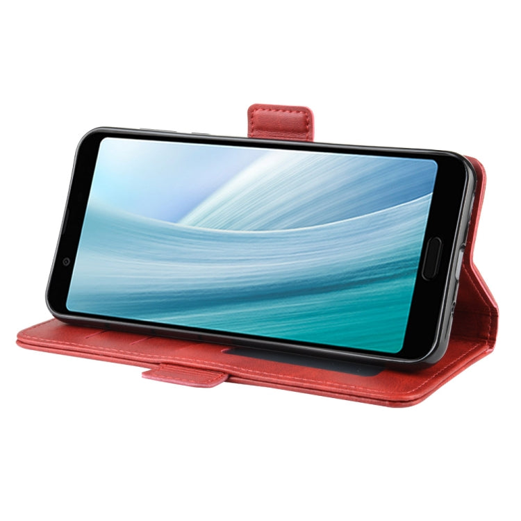 For Sharp Aquos Sense 3 Plus Wallet Stand Leather Cell Phone Case with Wallet & Holder & Card Slots