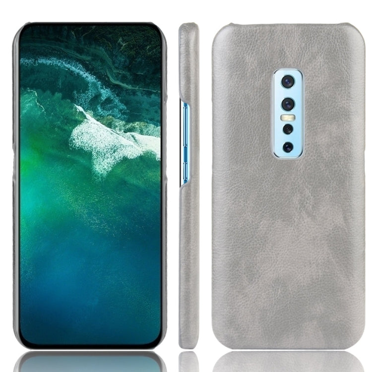 For Vivo V17 Pro Shockproof Litchi Texture PC + PU Case
