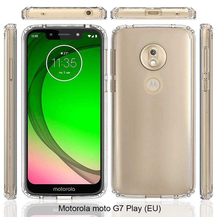 For Motorola G7Play(EU Version)Scratchproof TPU + Acrylic Protective Case