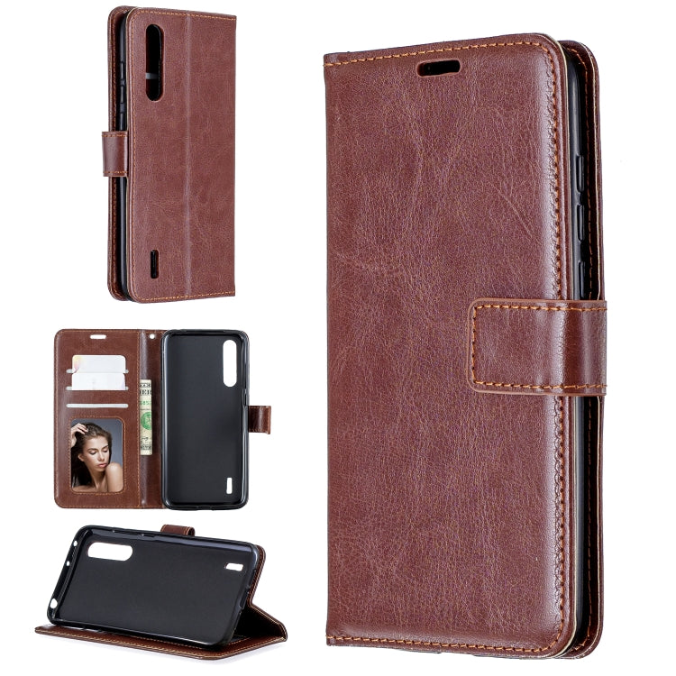 For Xiaomi Mi 9 Lite / CC9 Crazy Horse Texture Horizontal Flip Leather Case with Holder & Card Slots & Wallet & Photo Frame