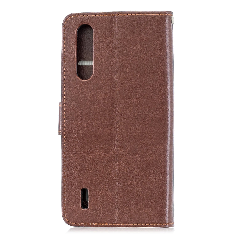 For Xiaomi Mi 9 Lite / CC9 Crazy Horse Texture Horizontal Flip Leather Case with Holder & Card Slots & Wallet & Photo Frame
