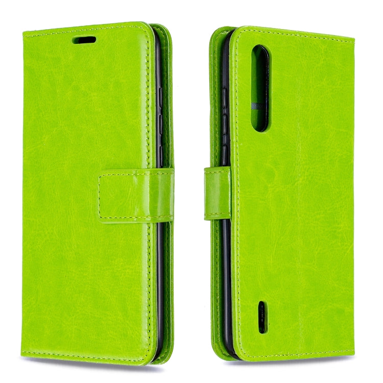 For Xiaomi Mi 9 Lite / CC9 Crazy Horse Texture Horizontal Flip Leather Case with Holder & Card Slots & Wallet & Photo Frame