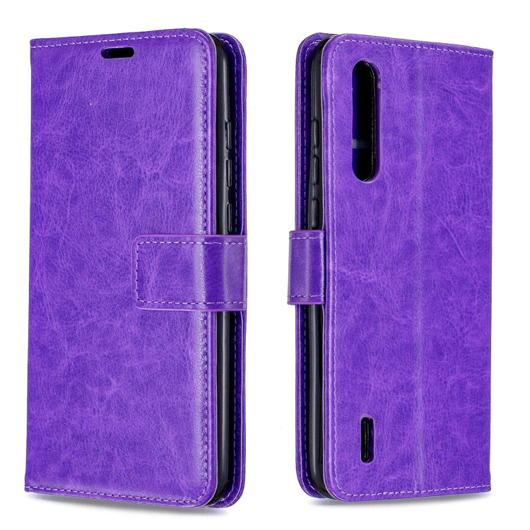 For Xiaomi Mi 9 Lite / CC9 Crazy Horse Texture Horizontal Flip Leather Case with Holder & Card Slots & Wallet & Photo Frame