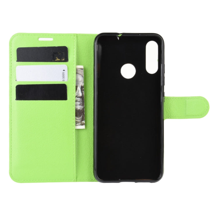 For MOTO E6 Plus Litchi Texture Horizontal Flip Leather Case with Wallet & Holder & Card Slots