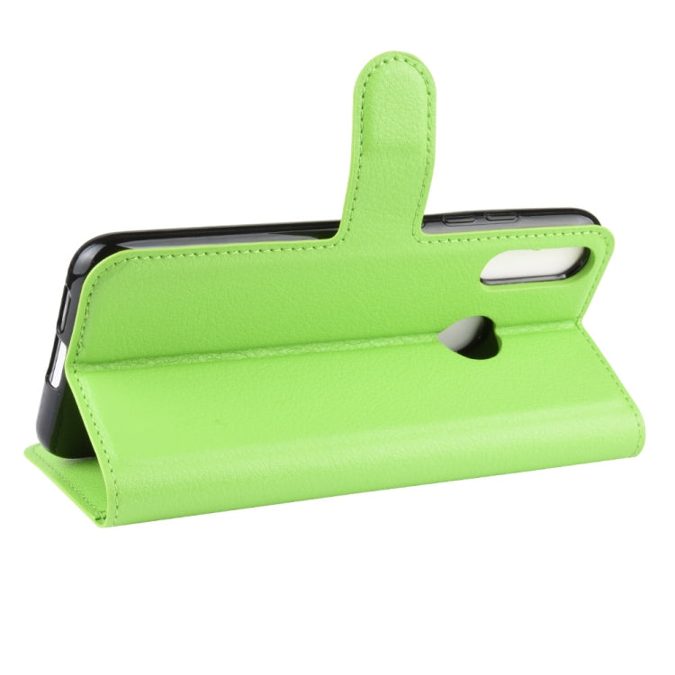 For MOTO E6 Plus Litchi Texture Horizontal Flip Leather Case with Wallet & Holder & Card Slots