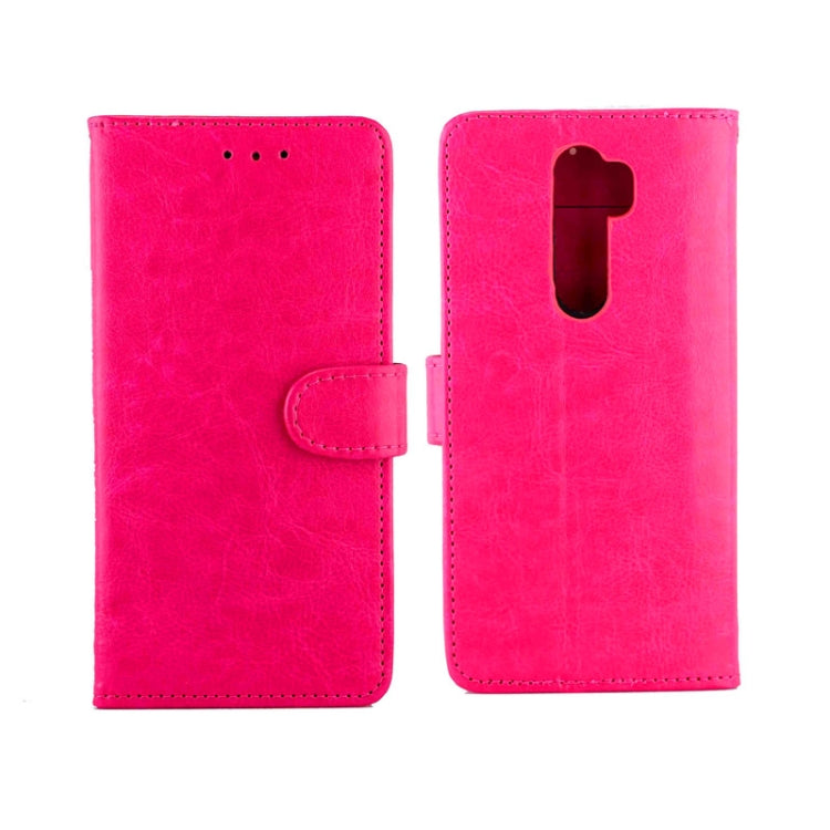 For Xiaomi Redmi Note 8 Pro Crazy Horse Texture Horizontal Flip Leather Case with Holder & Card Slots & Wallet & Photo Frame