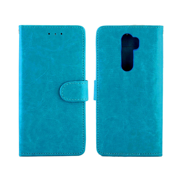 For Xiaomi Redmi Note 8 Pro Crazy Horse Texture Horizontal Flip Leather Case with Holder & Card Slots & Wallet & Photo Frame