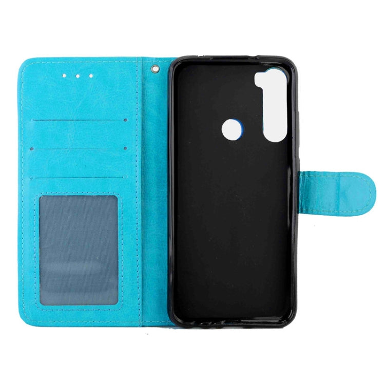 For Xiaomi Redmi Note 8 Crazy Horse Texture Horizontal Flip Leather Case with Holder & Card Slots & Wallet & Photo Frame