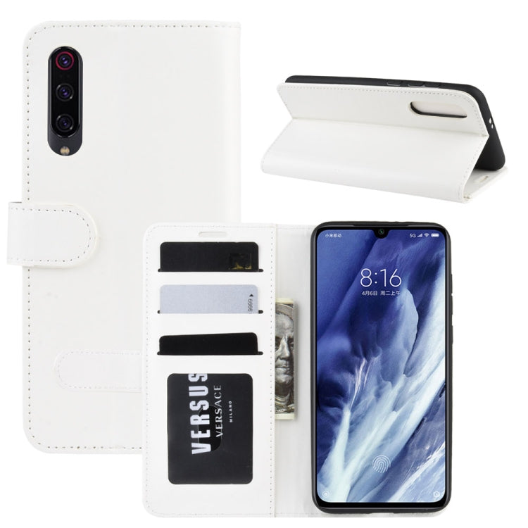 For Xiaomi Mi 9 Pro / Mi 9 Pro 5G R64 Texture Single Fold Horizontal Flip Leather Case with Holder & Card Slots & Wallet