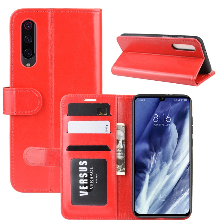 For Xiaomi Mi 9 Pro / Mi 9 Pro 5G R64 Texture Single Fold Horizontal Flip Leather Case with Holder & Card Slots & Wallet