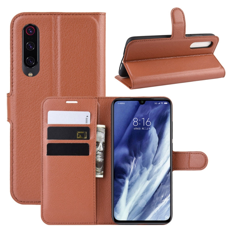 For Xiaomi 9 Pro Litchi Texture Horizontal Flip Leather Case with Wallet & Holder & Card Slots
