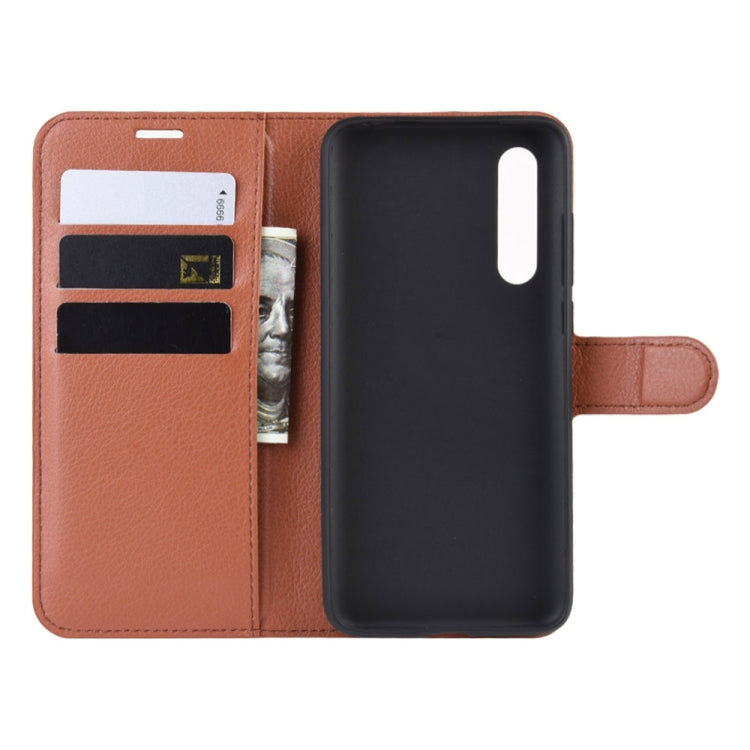 For Xiaomi 9 Pro Litchi Texture Horizontal Flip Leather Case with Wallet & Holder & Card Slots