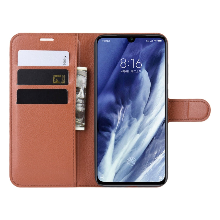 For Xiaomi 9 Pro Litchi Texture Horizontal Flip Leather Case with Wallet & Holder & Card Slots