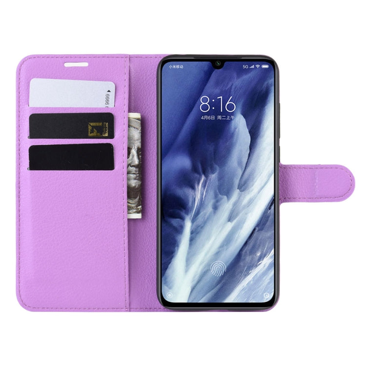 For Xiaomi 9 Pro Litchi Texture Horizontal Flip Leather Case with Wallet & Holder & Card Slots