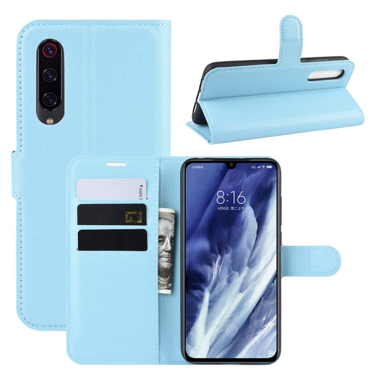 For Xiaomi 9 Pro Litchi Texture Horizontal Flip Leather Case with Wallet & Holder & Card Slots