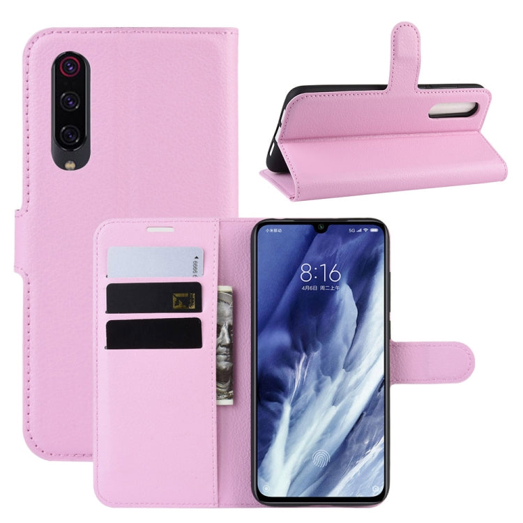 For Xiaomi 9 Pro Litchi Texture Horizontal Flip Leather Case with Wallet & Holder & Card Slots