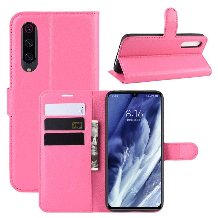 For Xiaomi 9 Pro Litchi Texture Horizontal Flip Leather Case with Wallet & Holder & Card Slots