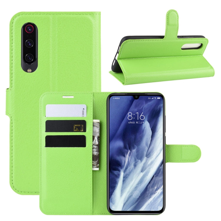 For Xiaomi 9 Pro Litchi Texture Horizontal Flip Leather Case with Wallet & Holder & Card Slots