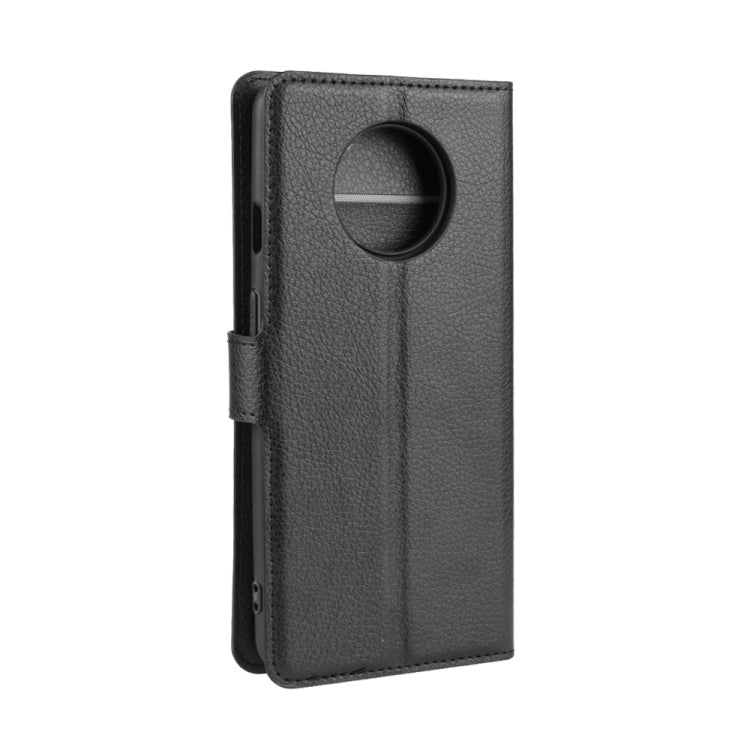 For Oneplus 7T Litchi Texture Horizontal Flip Leather Case with Wallet & Holder & Card Slots