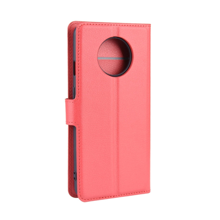 For Oneplus 7T Litchi Texture Horizontal Flip Leather Case with Wallet & Holder & Card Slots