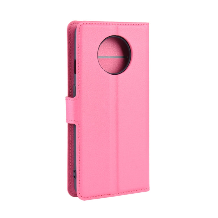For Oneplus 7T Litchi Texture Horizontal Flip Leather Case with Wallet & Holder & Card Slots