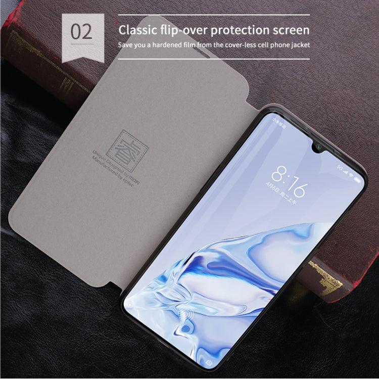 For Xiaomi Mi 9 Pro MOFI Rui Series Classical Leather Flip Leather Case With Bracket Embedded Steel Plate All-inclusive